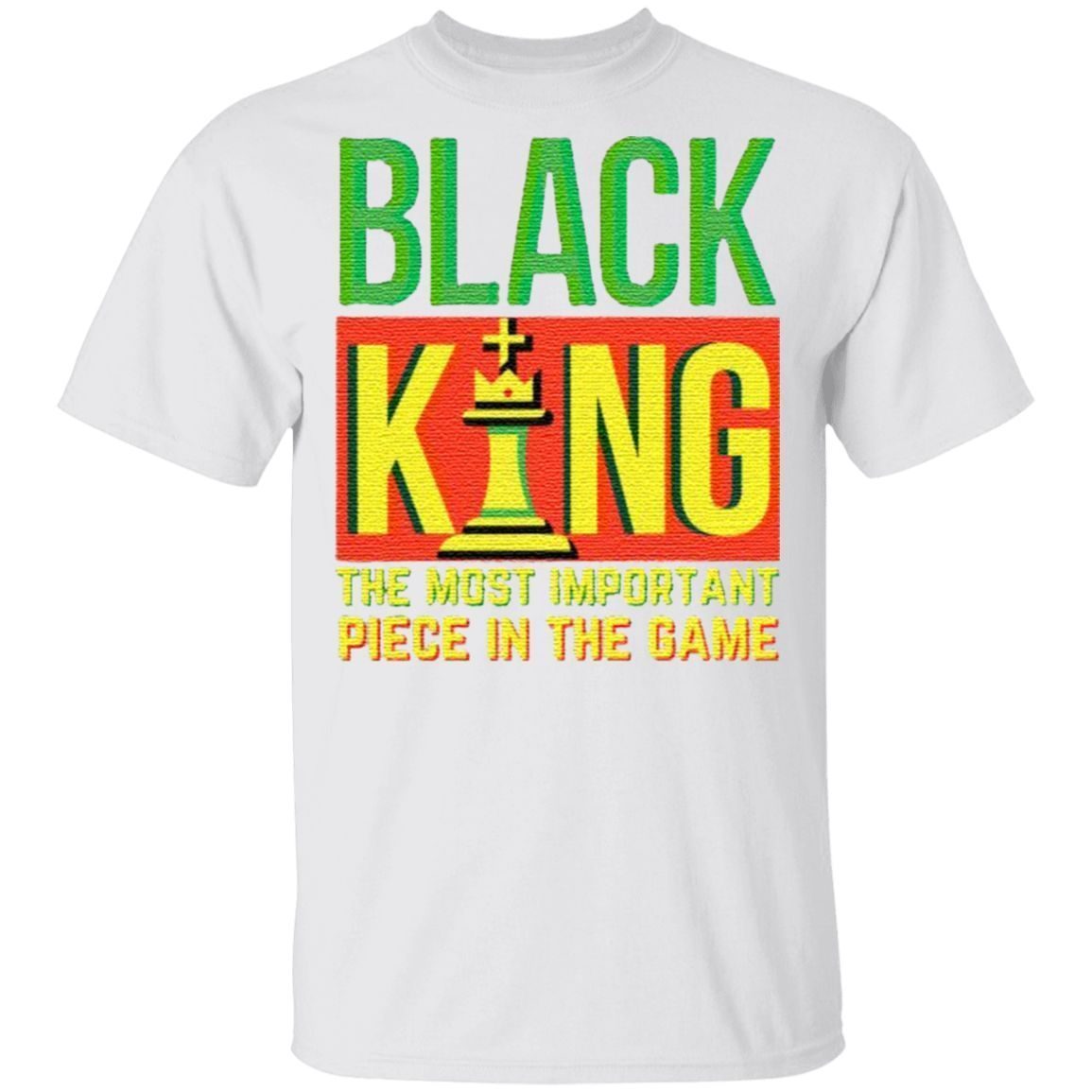Black King Chess the most important piece in the game t shirt