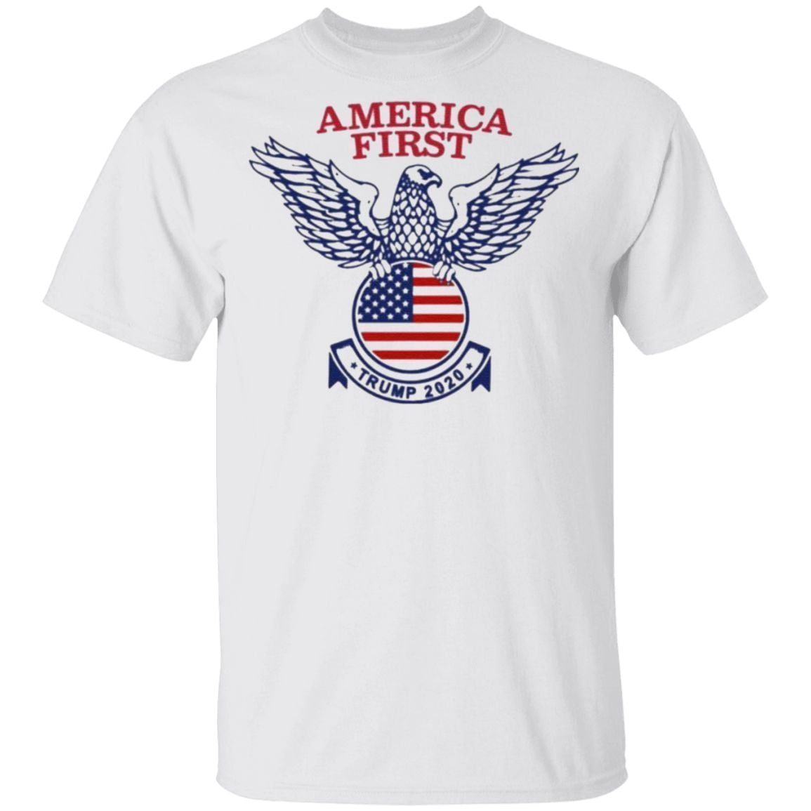 America First Tee Donald Trump 2020 Presidential Campaign t shirt