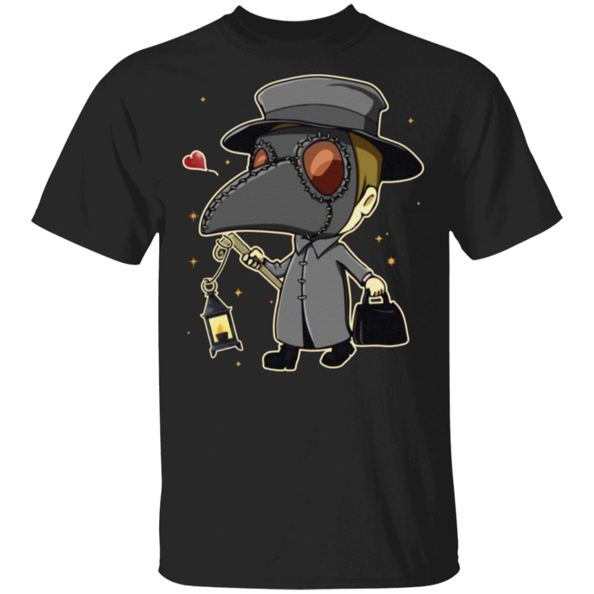 Plague Doctor With Lantern T-Shirt
