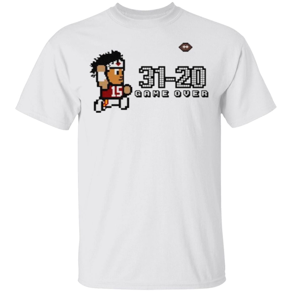 Patrick Mahomes 31 20 game over super champions t shirt