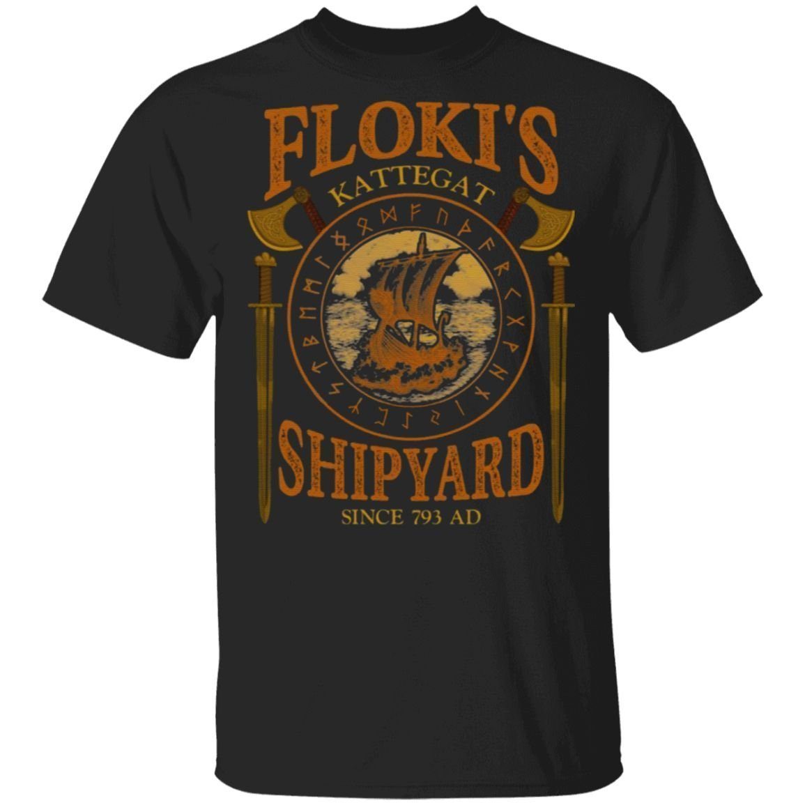 Floki’s Shipyard Since 793 AD Kattegat T-Shirt