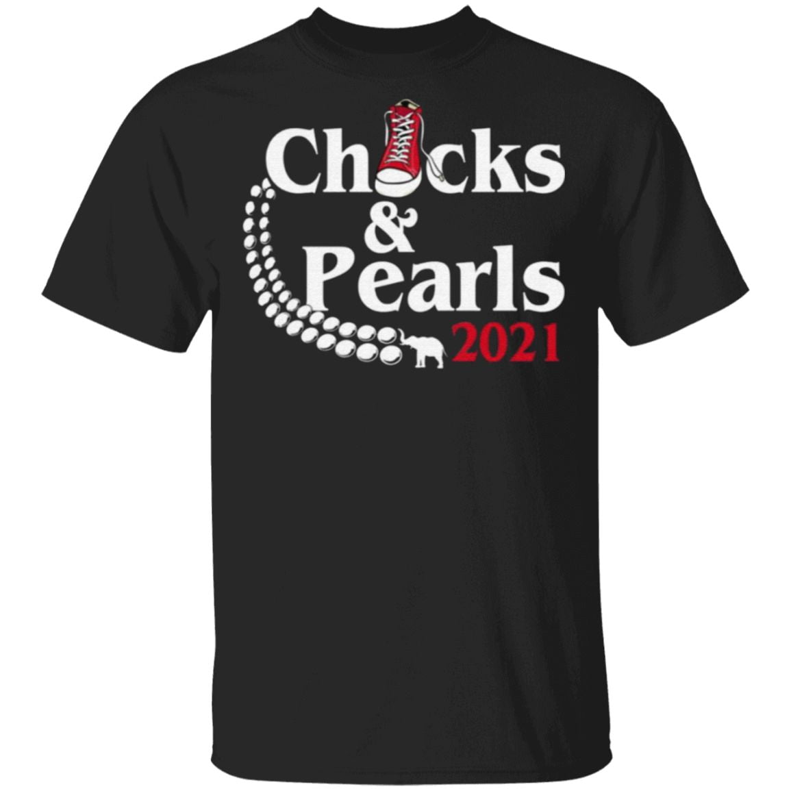 Kamala Harris Chucks and Pearls 2021 T-Shirt