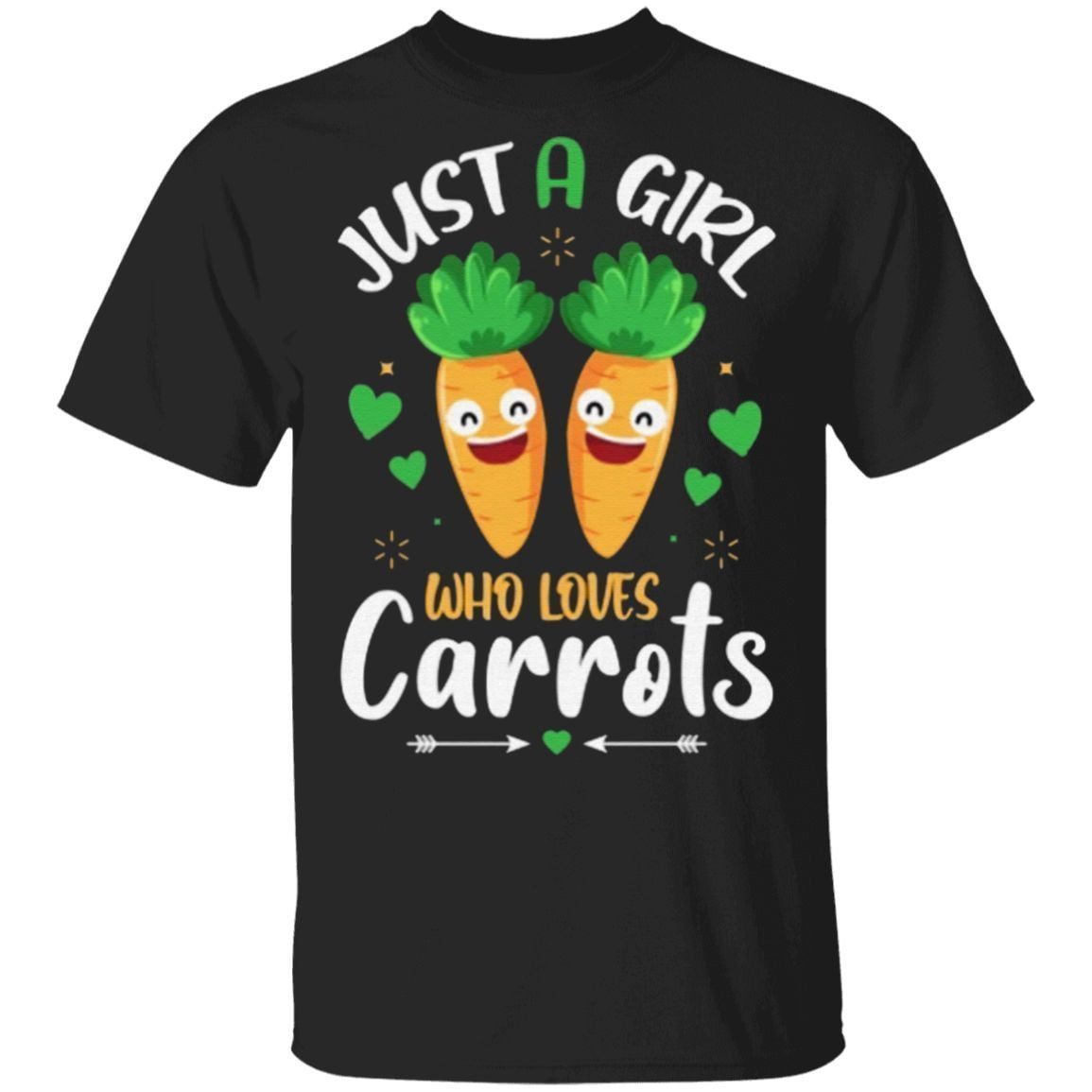 Just A Girl Who Loves Carrots T Shirt