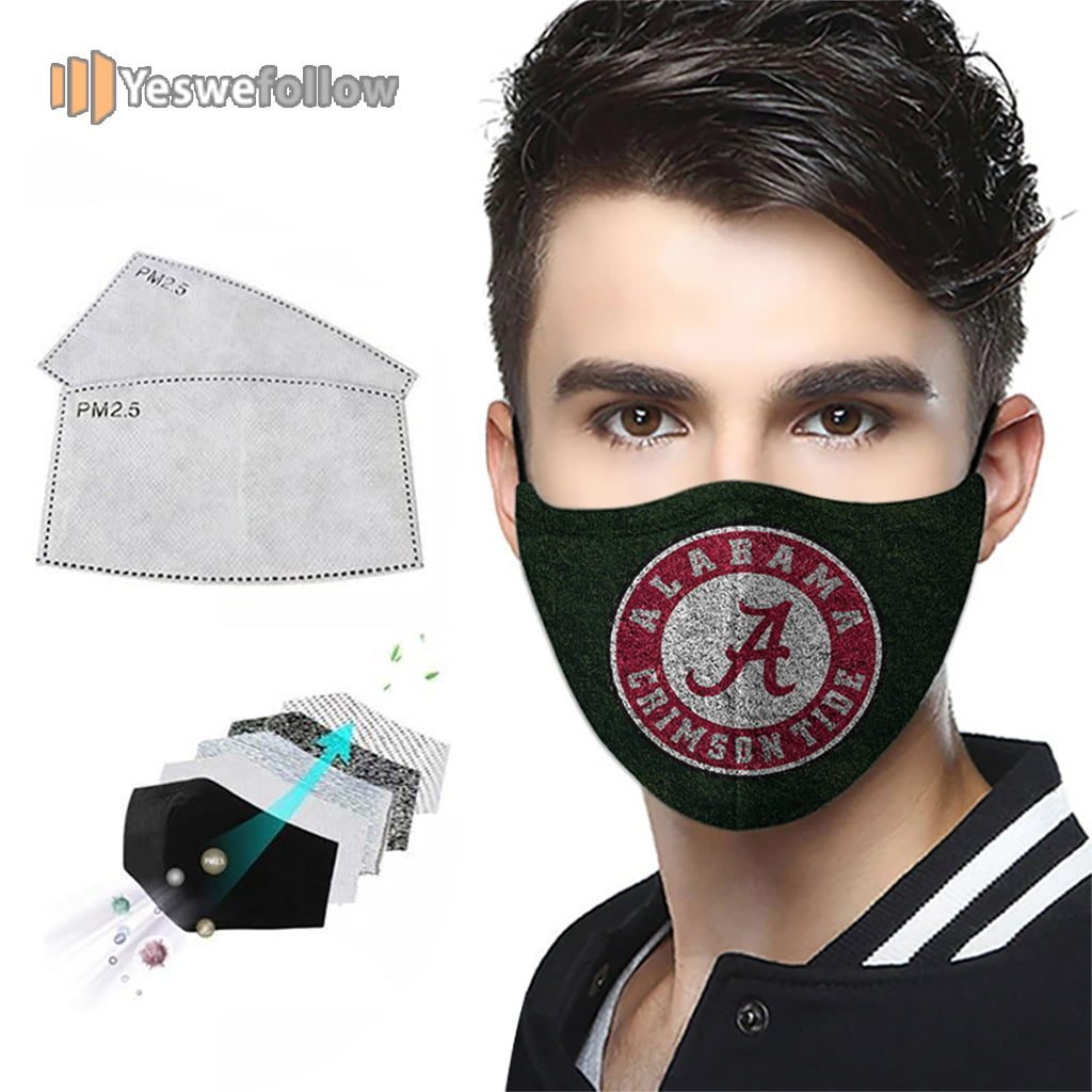 Alabama Crimson Tide Face Mask Alabama Crimson Tide 2021 Sport Mask