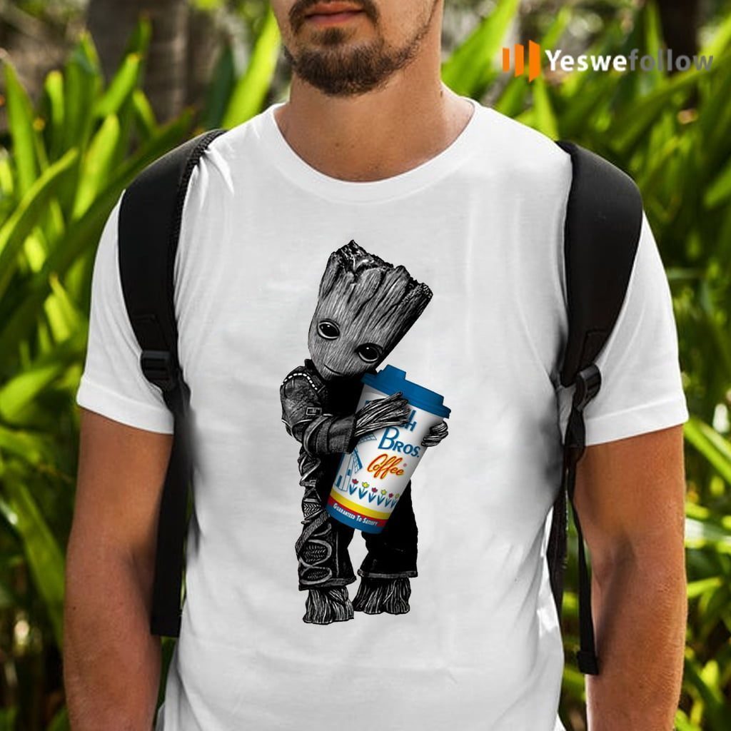 Baby Groot Hugs Dutch Bros Shirts