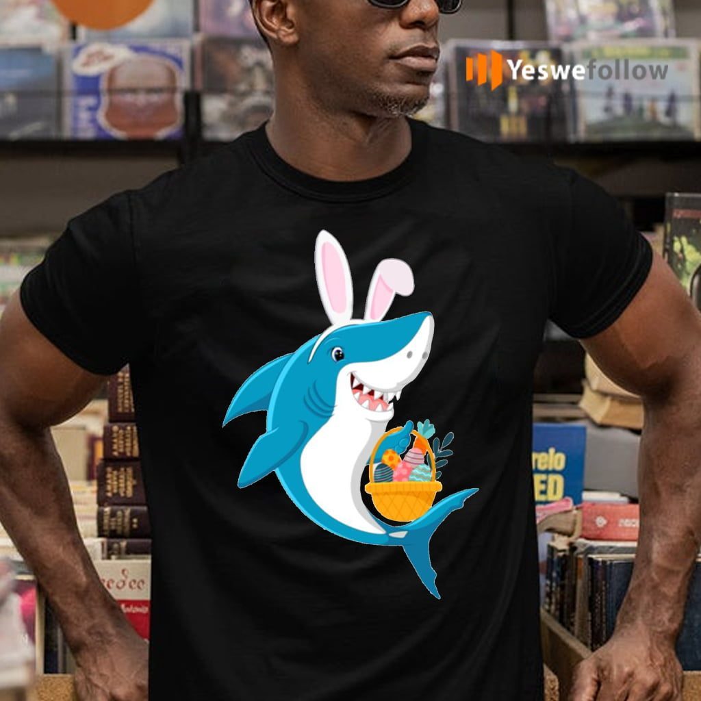 Bunny Shark Doo Doo Doo Easter Egg Shirt