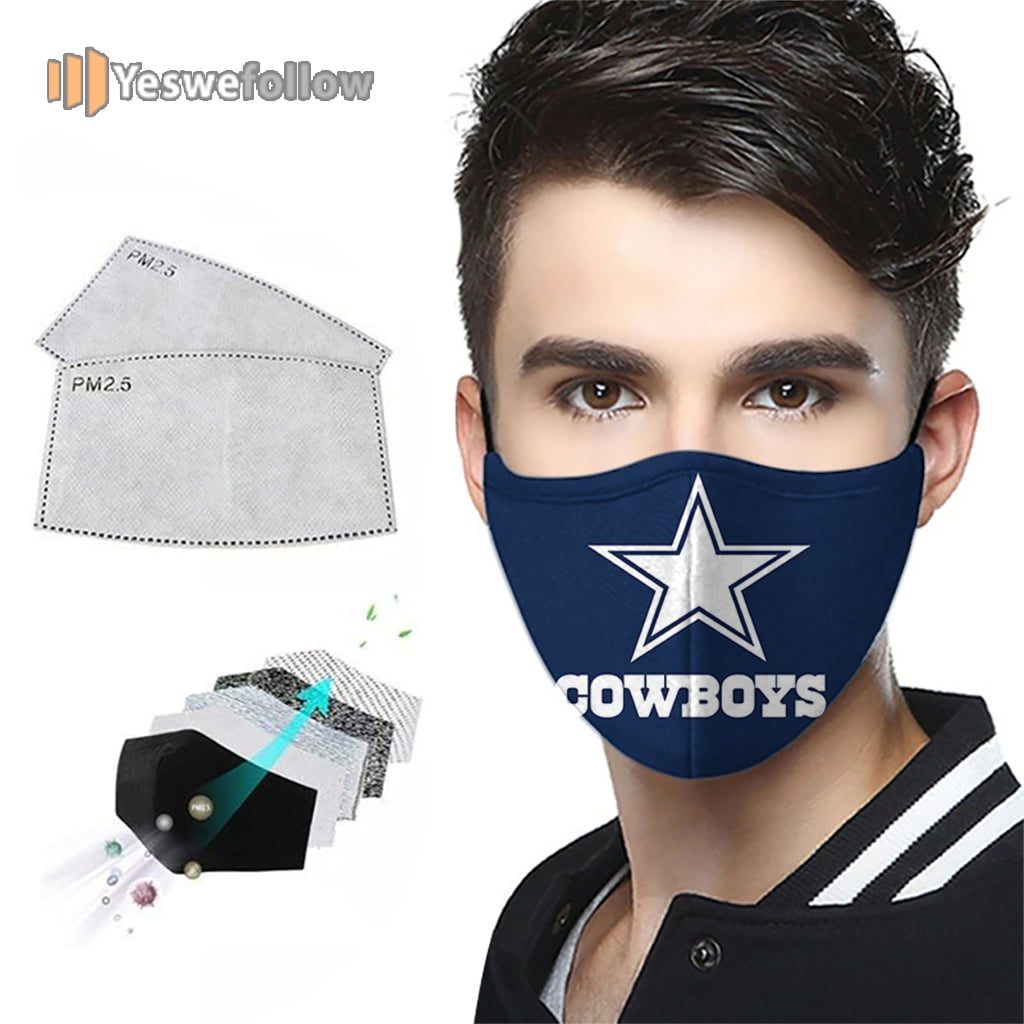 Dallas Cowboys Face Mask Dallas Cowboys Sport Mask