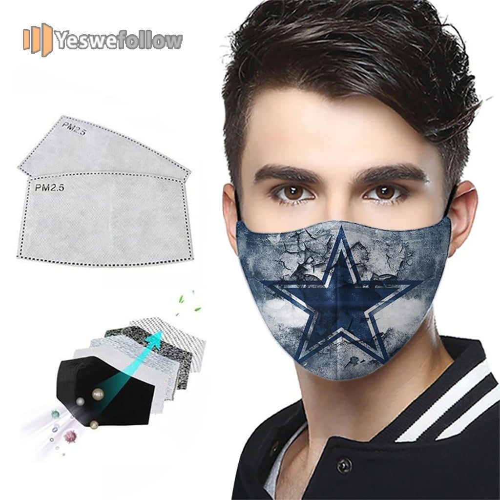Dallas Cowboys Face Mask Dallas Cowboys US Sport Mask
