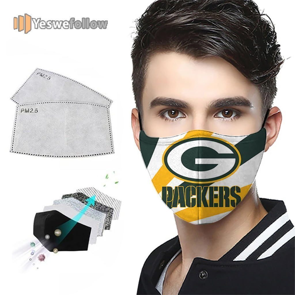 Green Bay Packers Face Mask Green Bay Packers US Sport Mask
