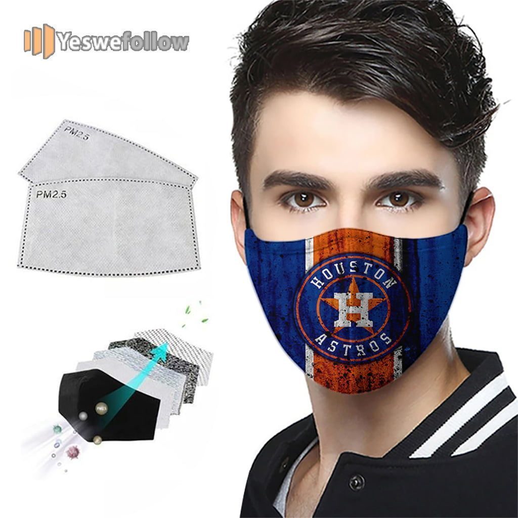 Houston Astros Cotton Face Mask Houston Astros Sport Mask