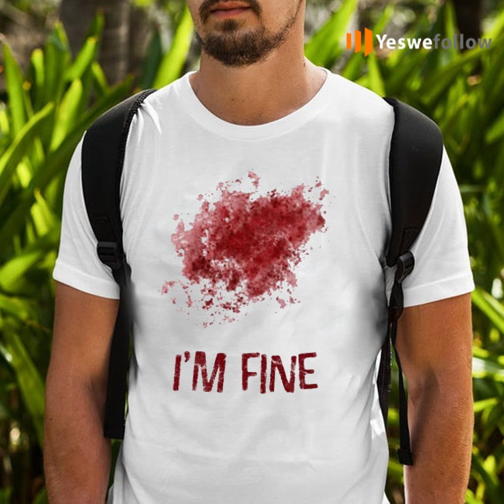 I'm Fine Bloody Zombie Bite T-Shirts