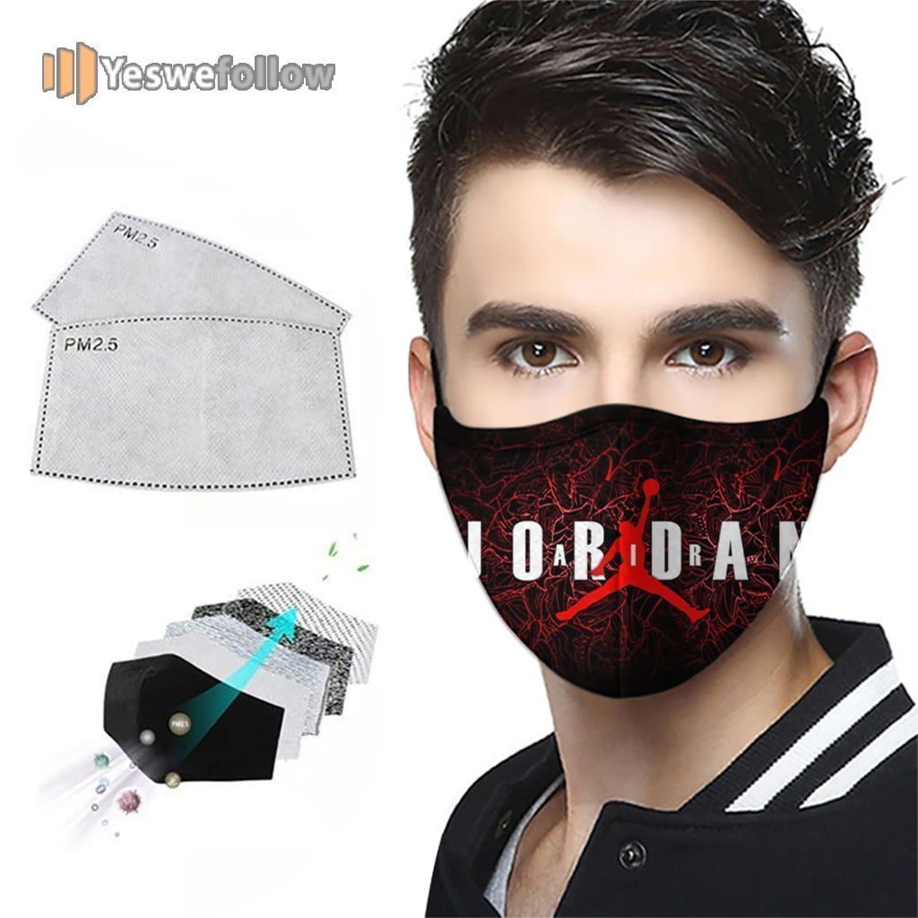Michael Air Jordan Logo Cotton Face Mask Michael Air Jordan Logo Sport Mask