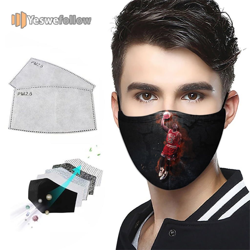 Michael Jordan 23 Cotton Face Mask Michael Jordan 23 Sport Mask