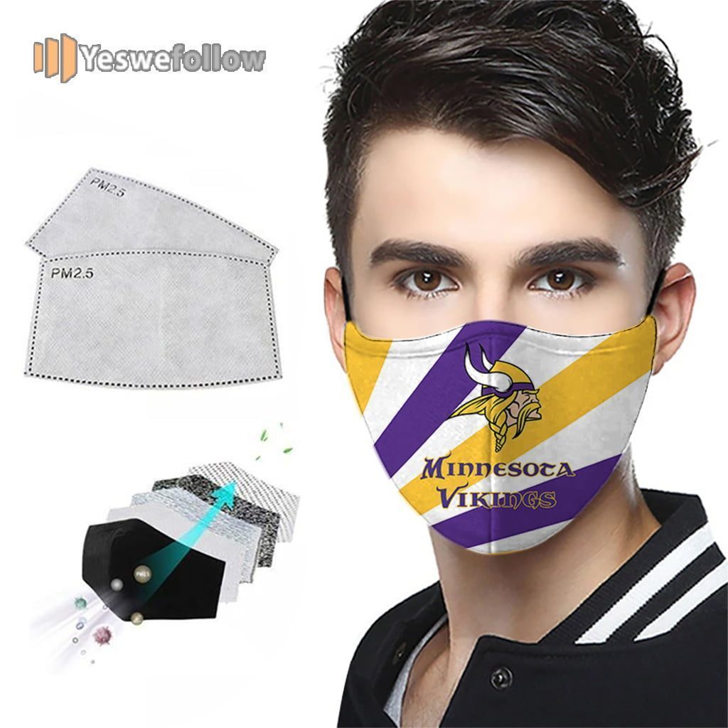 Minnesota Vikings Face Mask Minnesota Vikings USA Sport Mask