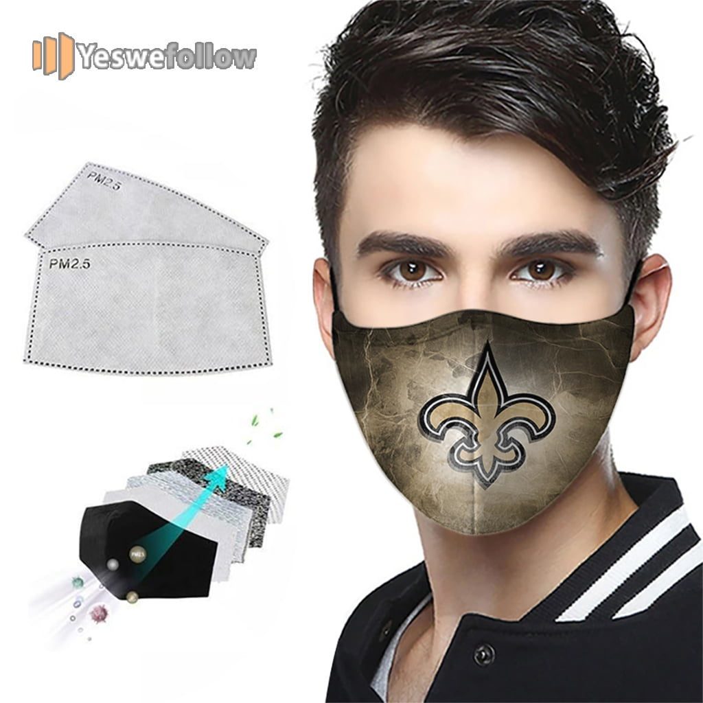 New Orleans Saints Face Mask New Orleans Saints Sport Mask