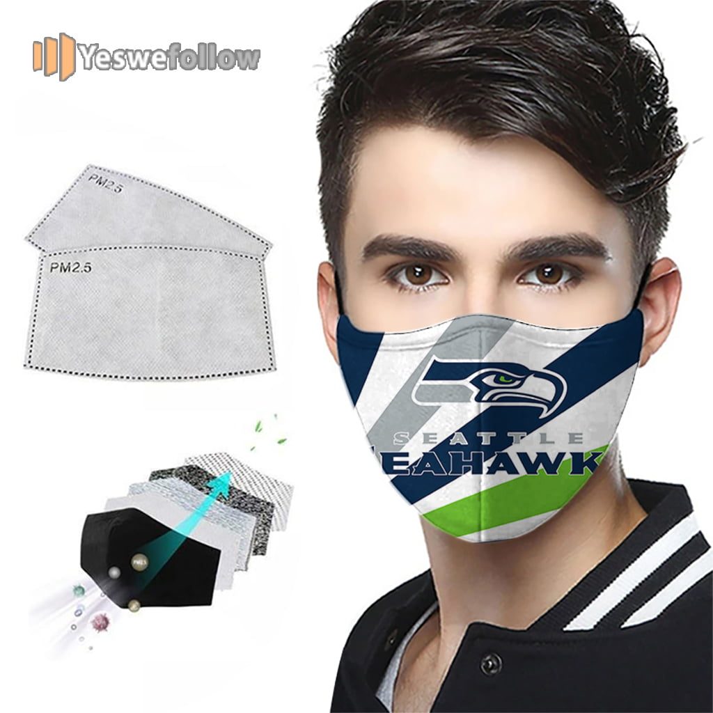 Seattle Seahawks Face Mask Seattle Seahawks USA Sport Mask