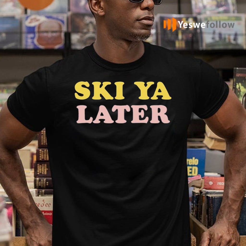 Ski Ya Later Retro Winter TeeShirt