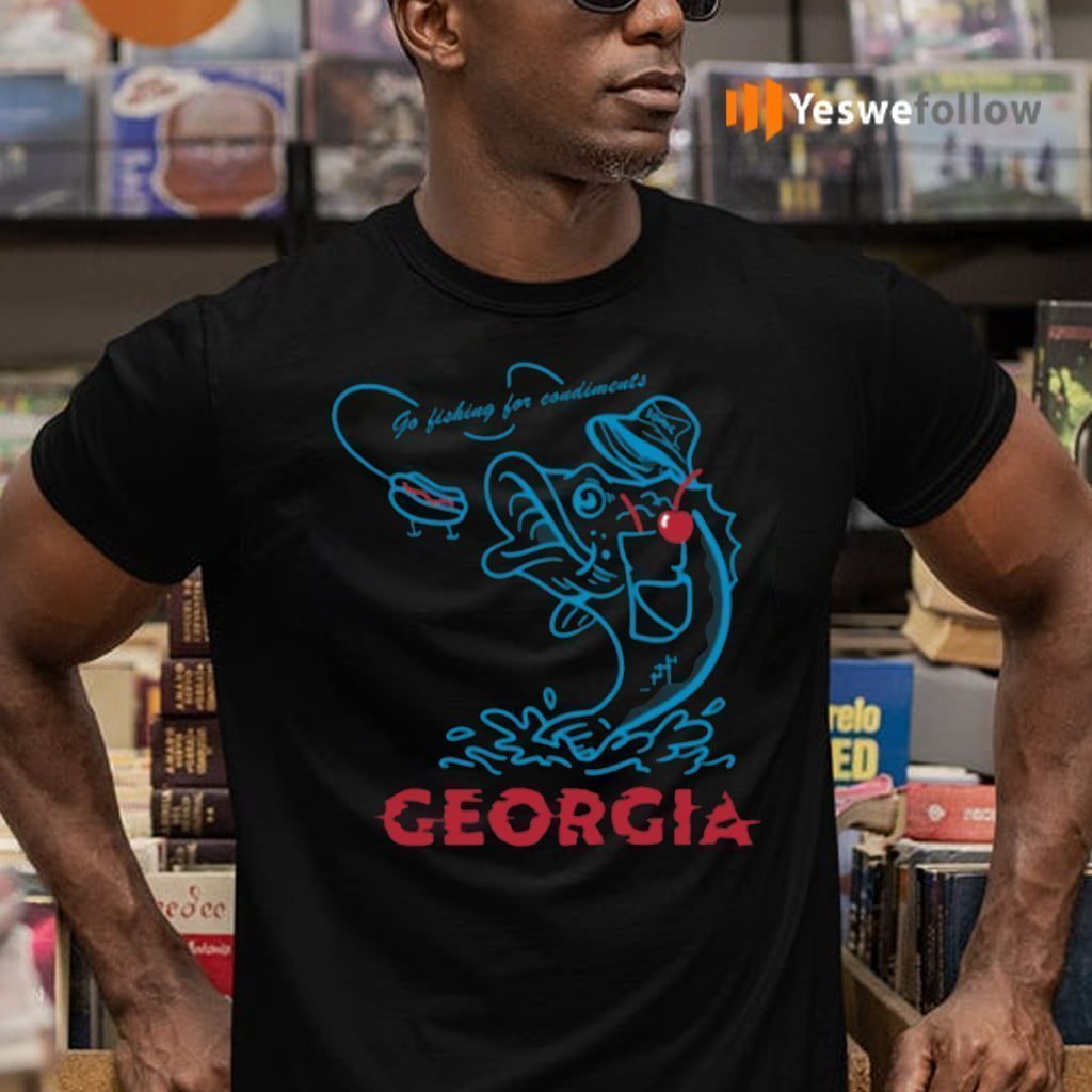 Sonic Go Fishing For Condiments Georgia Shirts