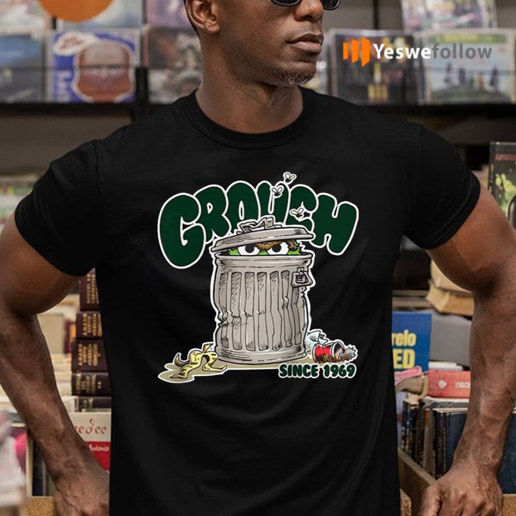 Street Oscar The Grouch Since 1969 Raglan Baseball TeeShirt