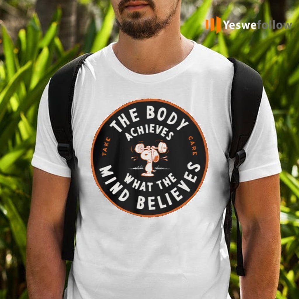 The Boy Achieves What The Mind Believes Peanuts TeeShirt