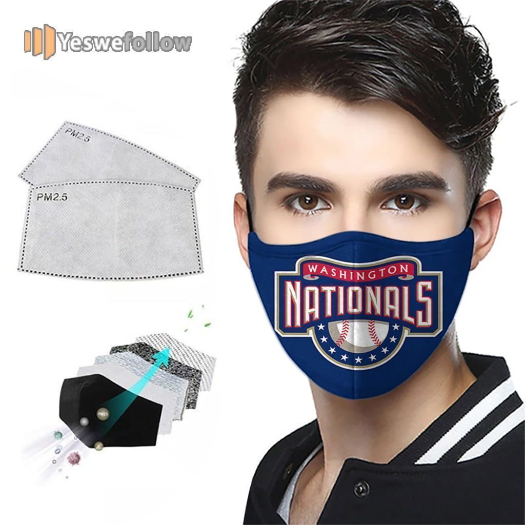 Washington Nationals 2021 Face Mask Washington Nationals Sport Mask
