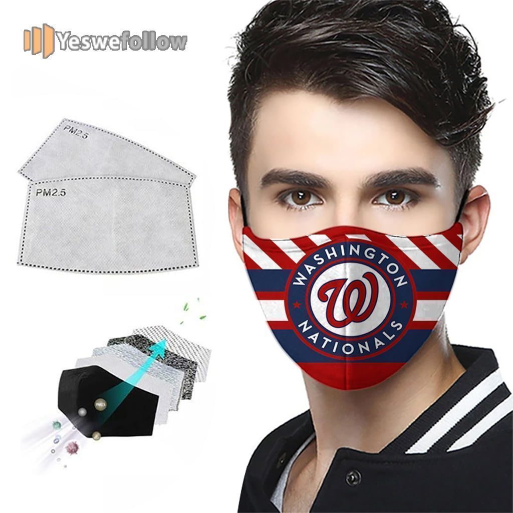 Washington Nationals Face Mask Washington Nationals Sport Mask
