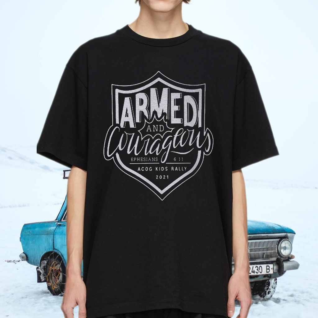 Armed And Courageous ACOG Kids Rally 2021 T-Shirt