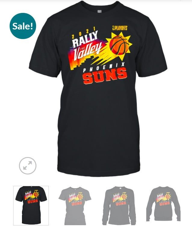 Rally The Valley City Jersey Phoenixs 2021 Suns Playoffs T-Shirt