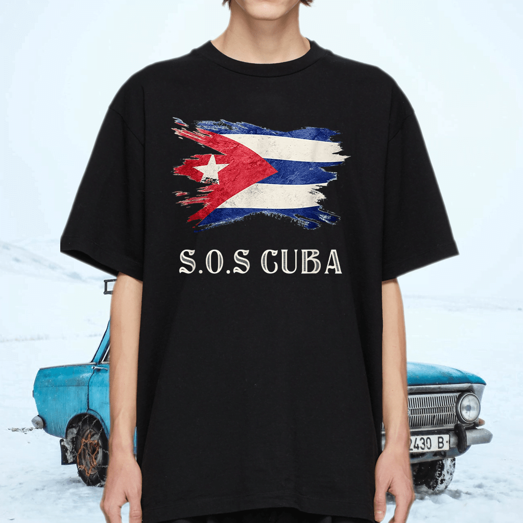 Sos Cuba Flag Cuba Cuban Flag T-Shirts