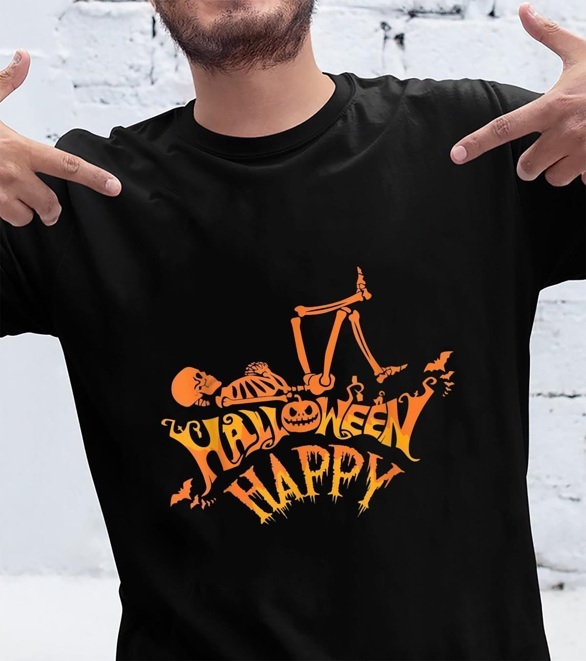 Nirvana Halloween Skelett Shirt