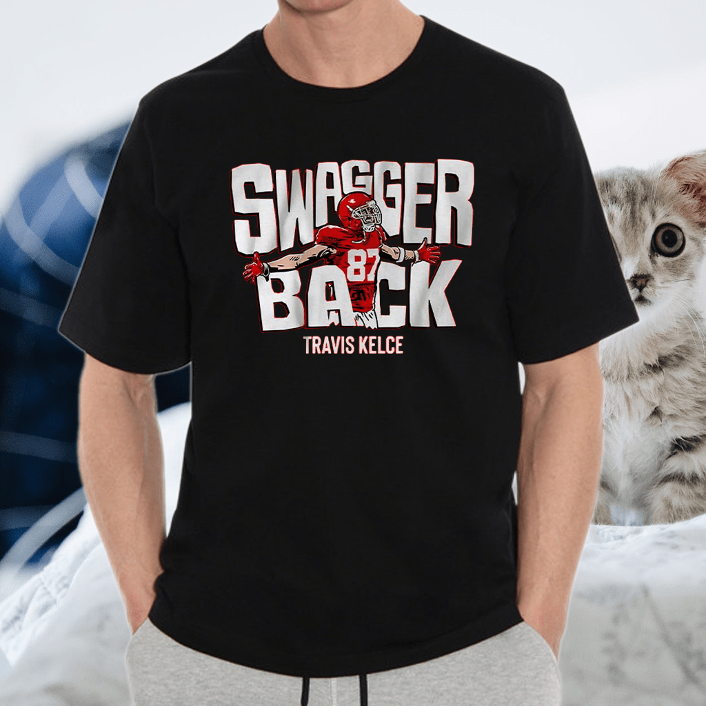 travis kelce swagger back shirt