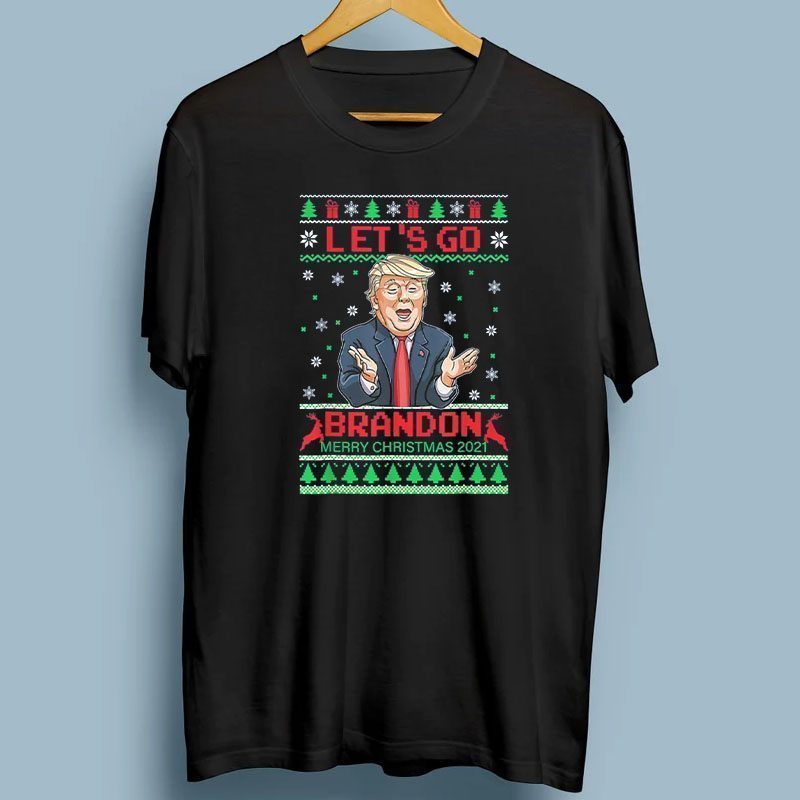 Funny Lets Go Bandon Trump 2024 Christmas Shirt