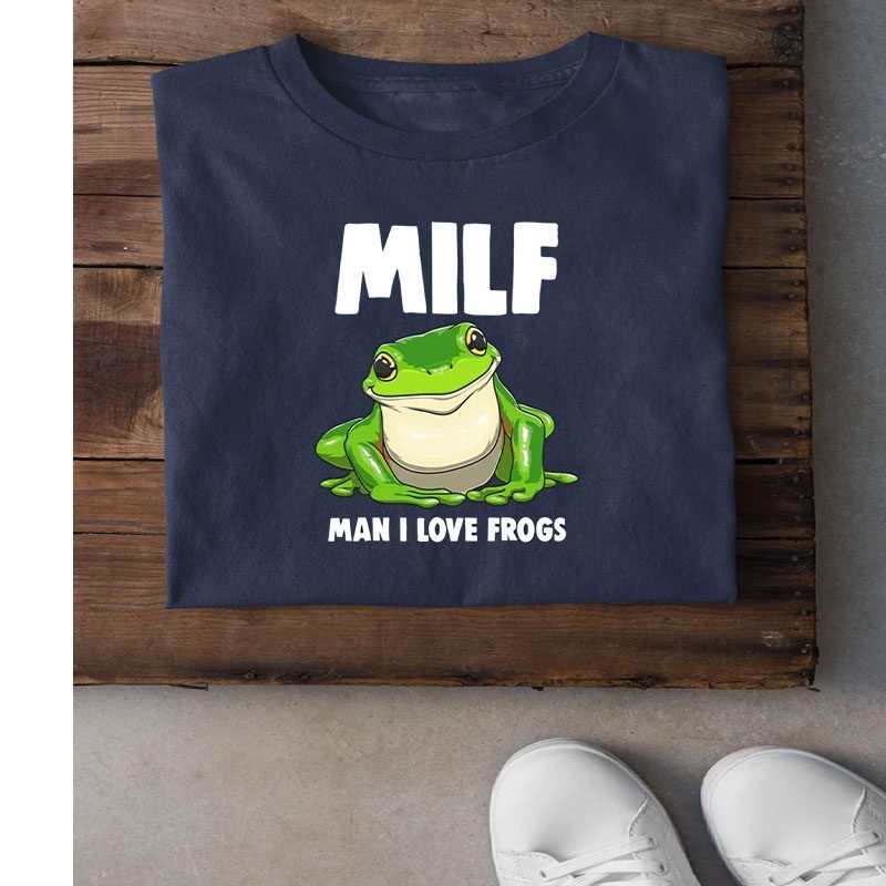 Funny Man I Love Frogs Tee Shirts Frog Love Shirt