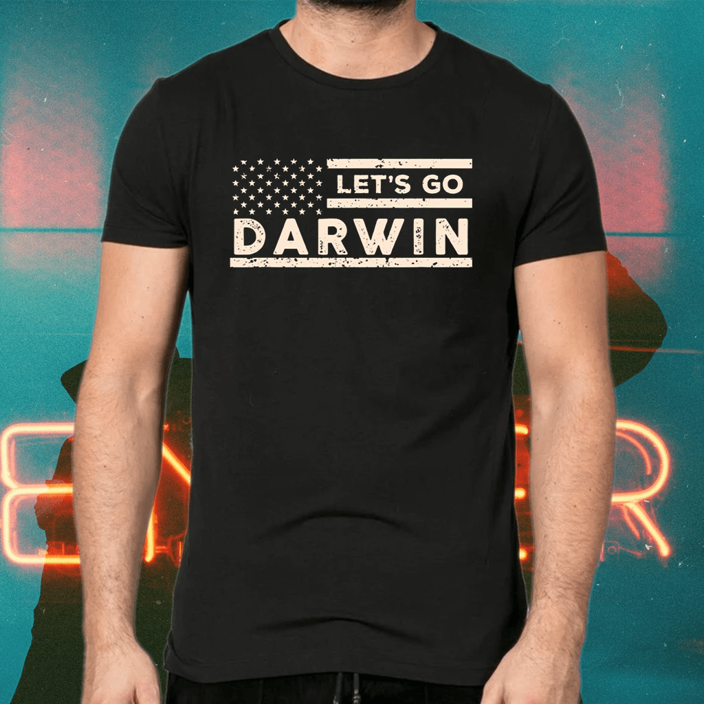 Lets Go Darwin US Flag Vintage 2022 TShirt
