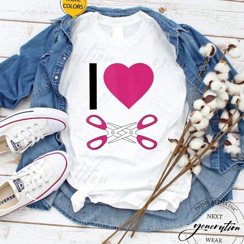 Lgbt Pride Lesbian I Love To Scissor Funny Gift Shirt