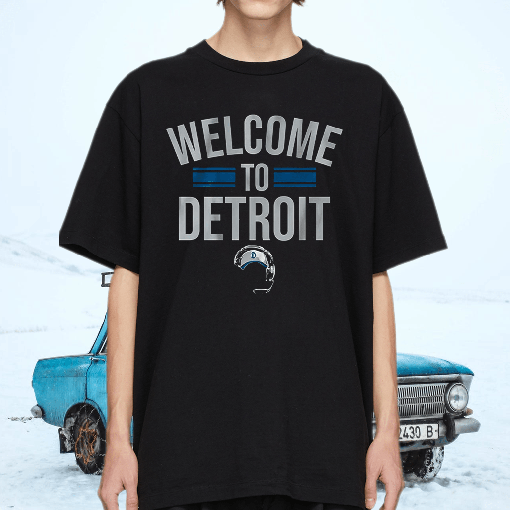 welcome to detroit t shirt