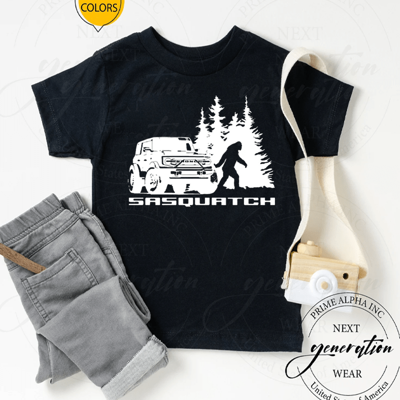 Bronco Sasquatch Truck Shirt