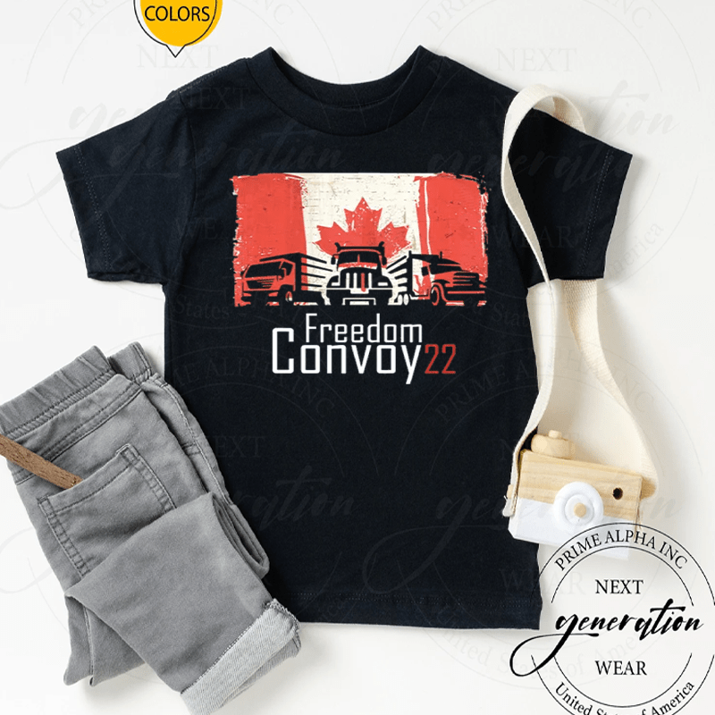 Freedom Convoy 22 Canada Truckers T-Shirts