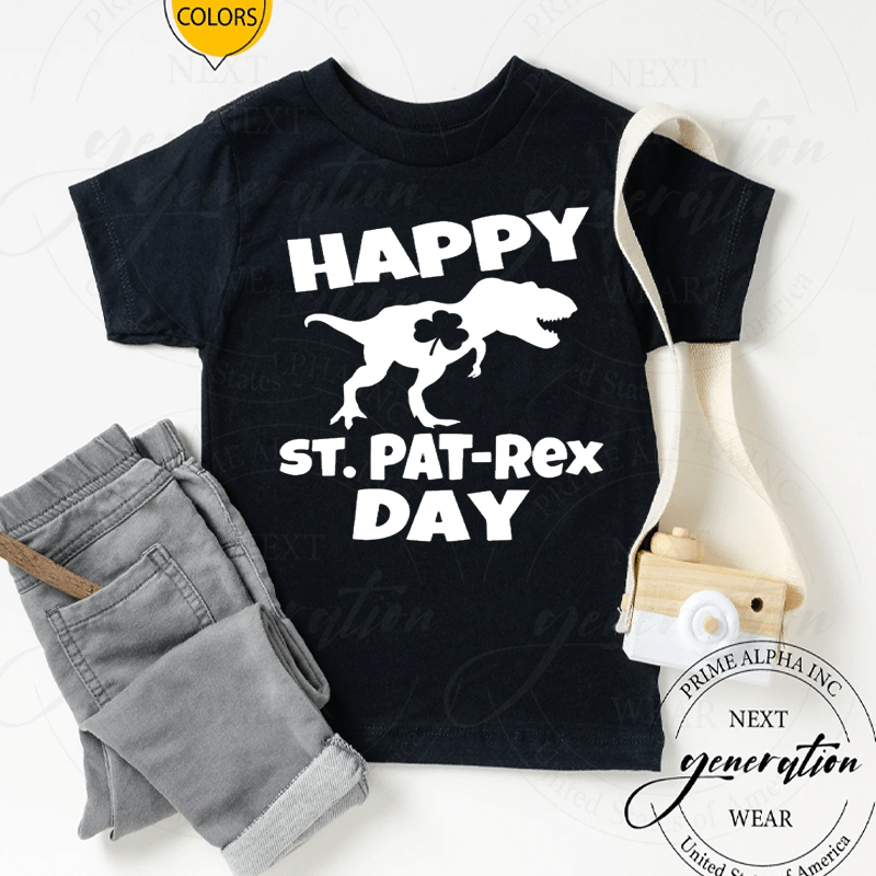 Happy St Patricks Day Dinosaur TRex T-Shirts