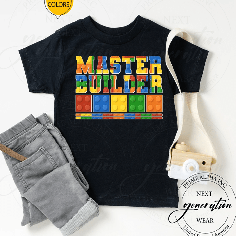 Master Builder Lego Fan T-Shirts
