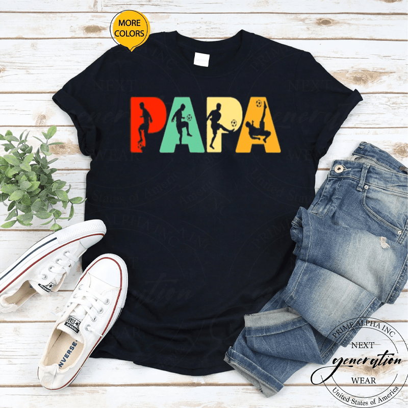 Papa Soccer Father’s TShirts