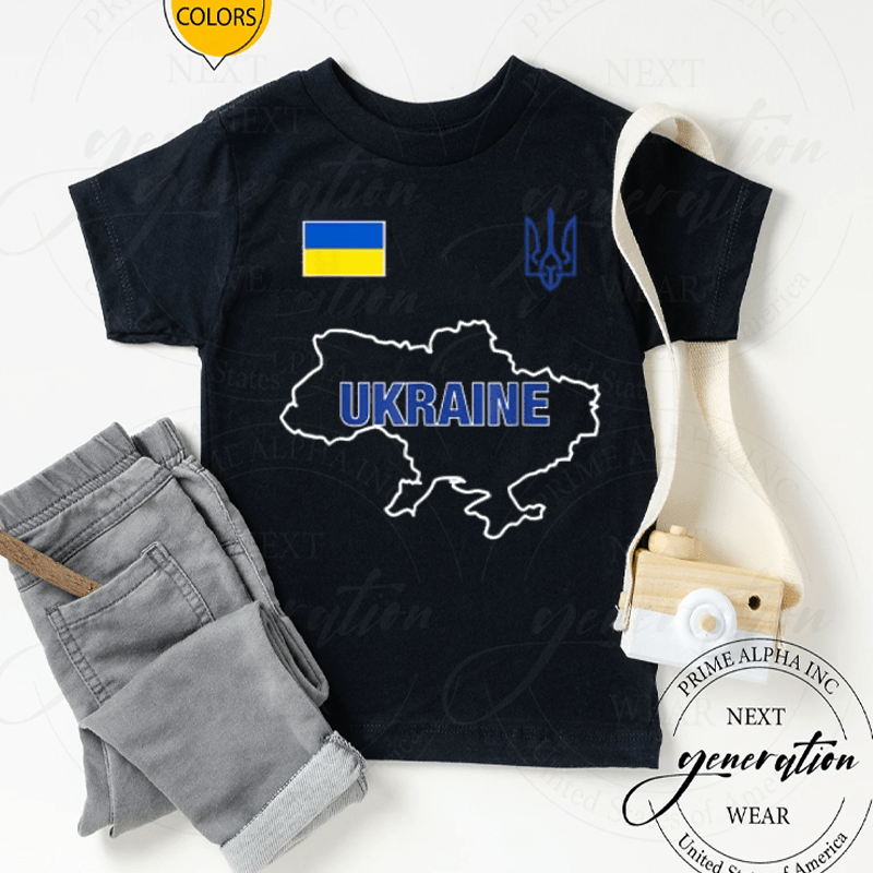 Ukraine 2022 National Football Team Soccer Ukrainian Fan TShirt