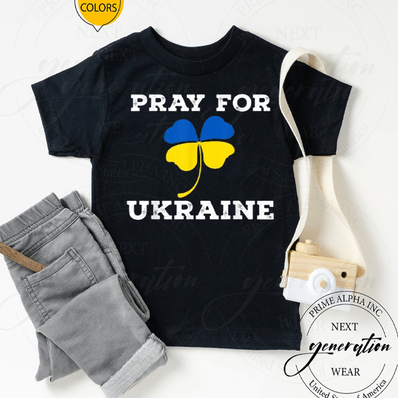 Ukraine Flag and Trident Ukrainian TShirt