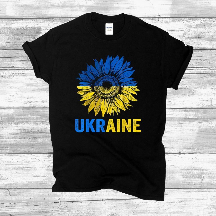 Ukraine Flag Sunflower Vintage Shirt Ukrainian Support Lover Shirt