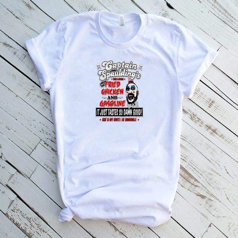 CAPT SPAULDINGS FRIED CHICKED RARE DESIGN OLDSKOOL QUALITY SHIRT