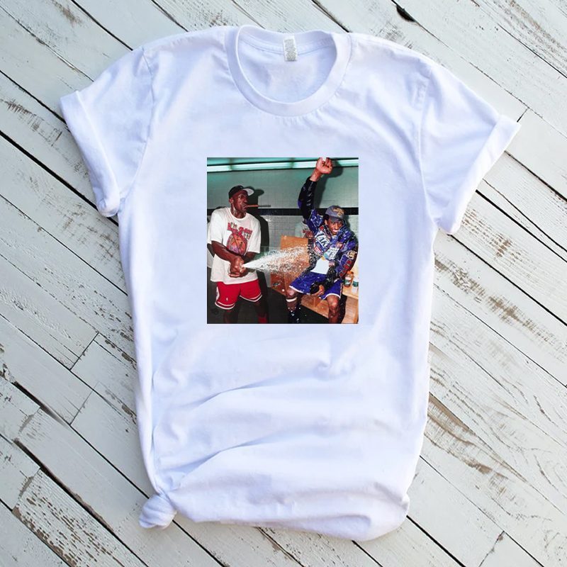 GOATS HOF MJ AIR & MAMBA KB CHAMPAGNE SHOWERS FINALS QUALITY SHIRT