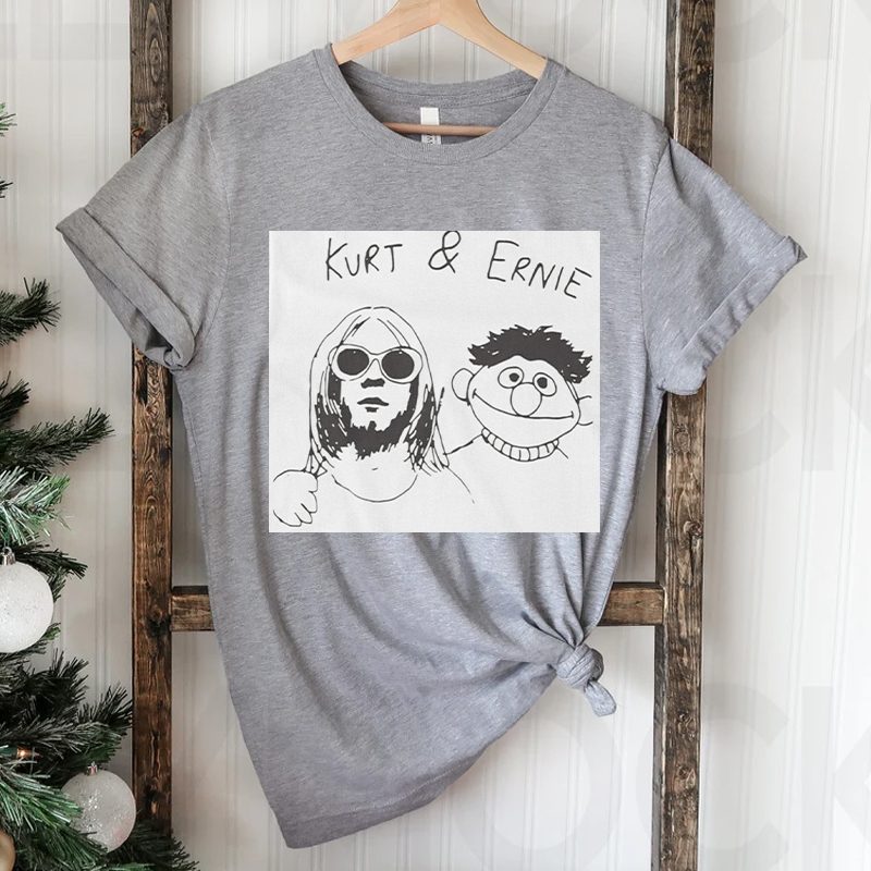 KURT & ERNIE SESAME GRUNGE PUPPETS SHIRT