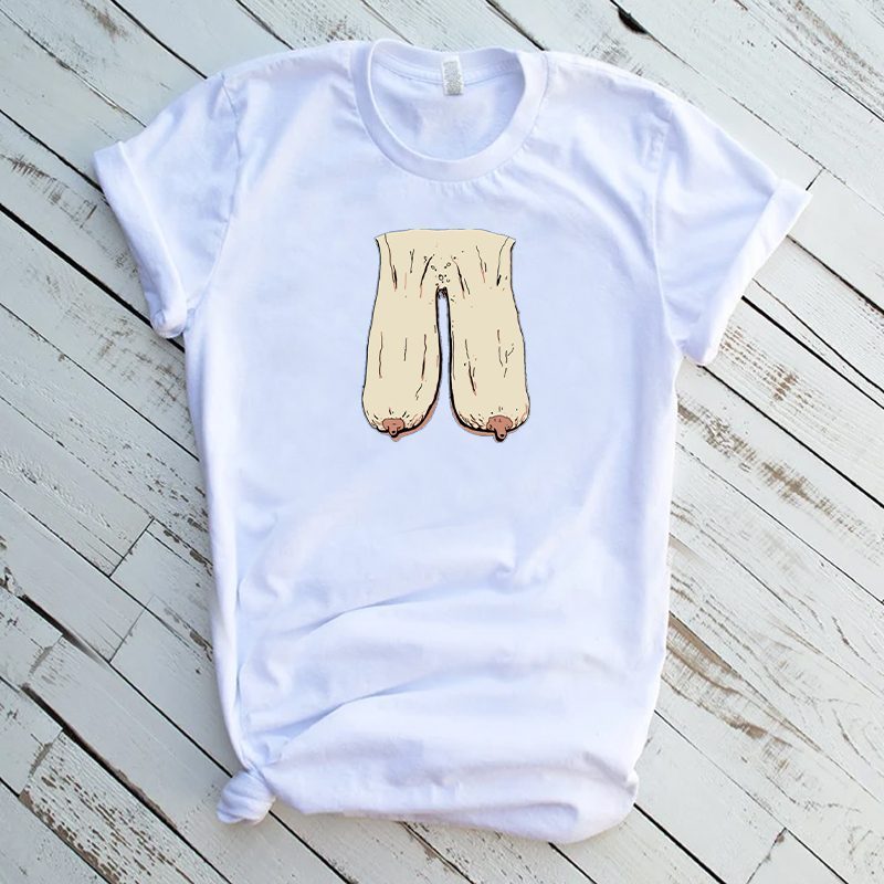SAGGY GRANNY TEETS CARTOON FUNNY OLDSKOOL QUALITY SHIRT