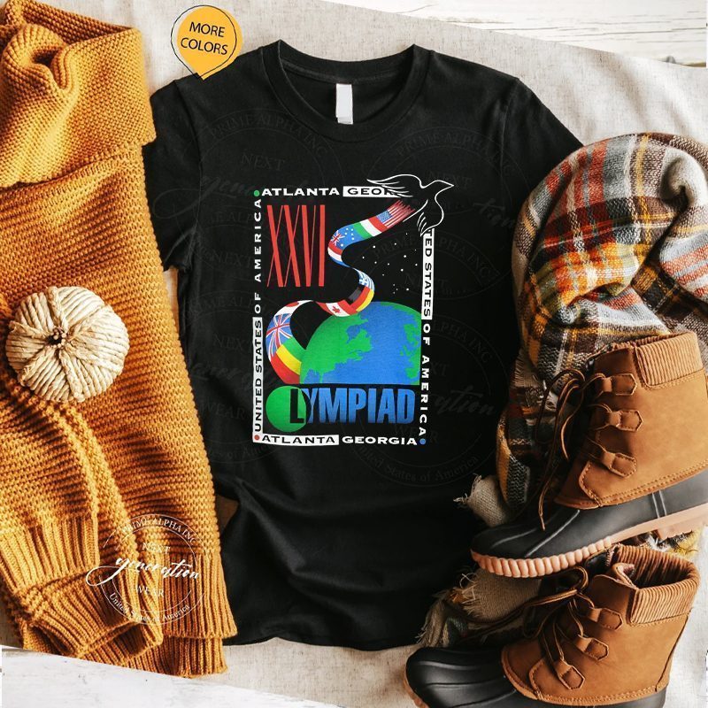 1996 Atlanta Olympics T-Shirt Vintage 1996 Atlanta Games 90s Shirts