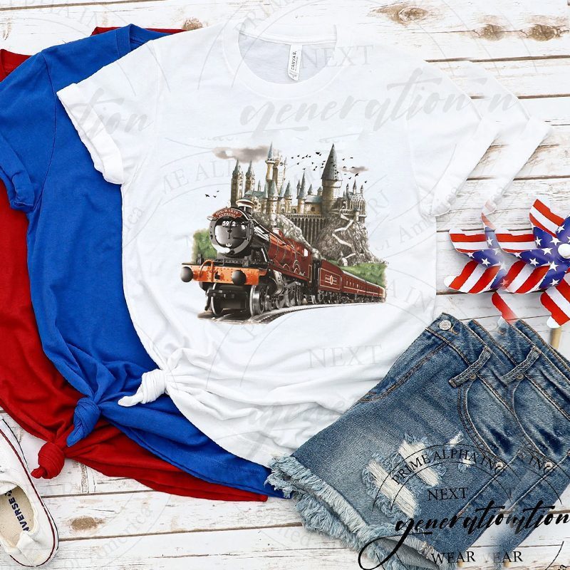 Harry Potter Family T-Shirt Hogwarts Express Themed Shirts